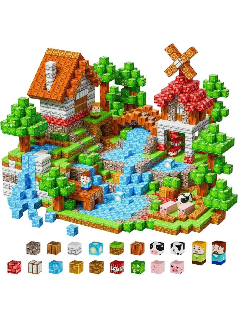 100PCS Magnetic Building Blocks Set for Kids - Creative STEM Learning Toy
